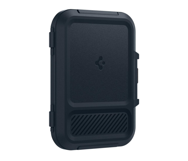 SPIGEN Lock Fit Magsafe Universal Magnetic Card Holder Metal Slate 8809971233774 - 1346631 - zdjęcie 4